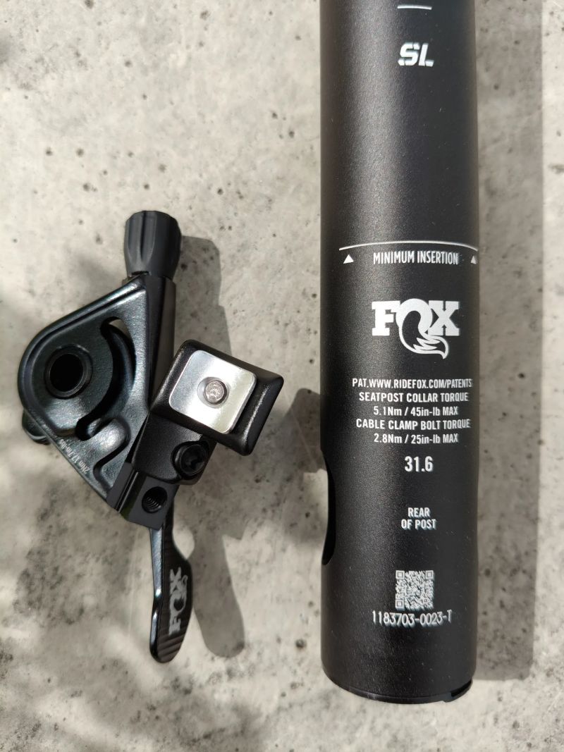 FOX TRANSFER SL 31,6/150 a ROCKSHOX REVERB STEALTH C1 31.6 / 150