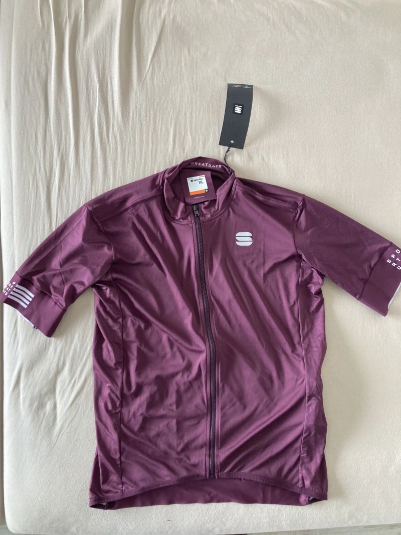 Letní cyklistický dres pánský Sportful SRK bordó XL