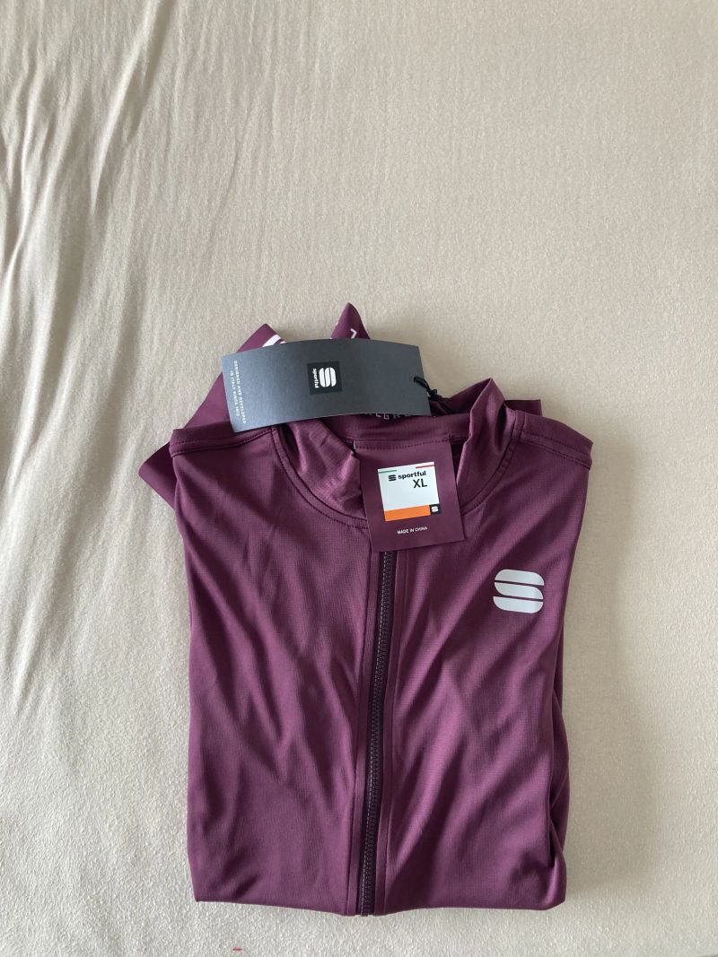 Letní cyklistický dres pánský Sportful SRK bordó XL