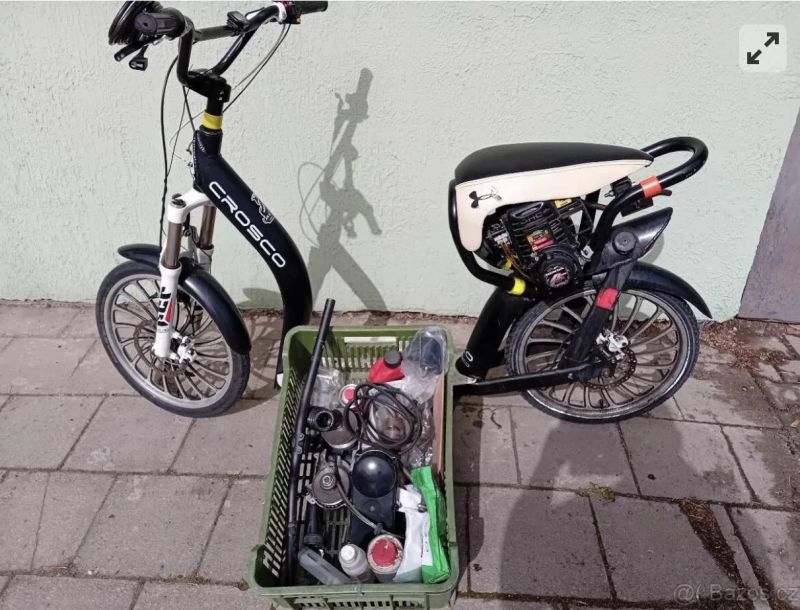 Moto Koloběžka CROSCO XCO 4t