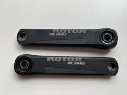 Kliky Rotor ALDHU24 170 mm, včetně osy 24 mm (kompatibilní se středy Shimano)