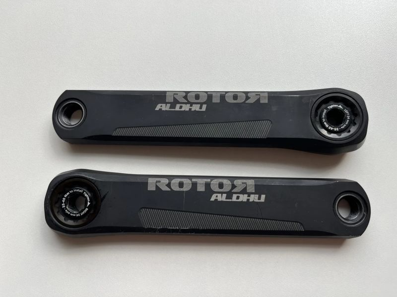 Kliky Rotor ALDHU24 170 mm, včetně osy 24 mm (kompatibilní se středy Shimano)