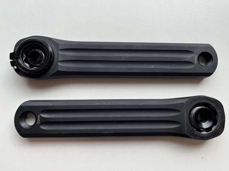Kliky Rotor ALDHU24 170 mm, včetně osy 24 mm (kompatibilní se středy Shimano)