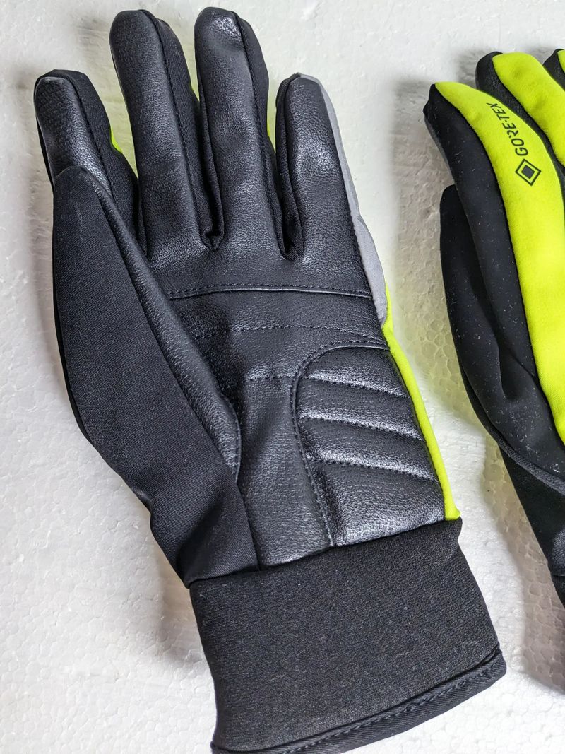 Cyklistické zimní rukavice Gore C5 Gore-Tex Thermo Gloves neon yellow / black