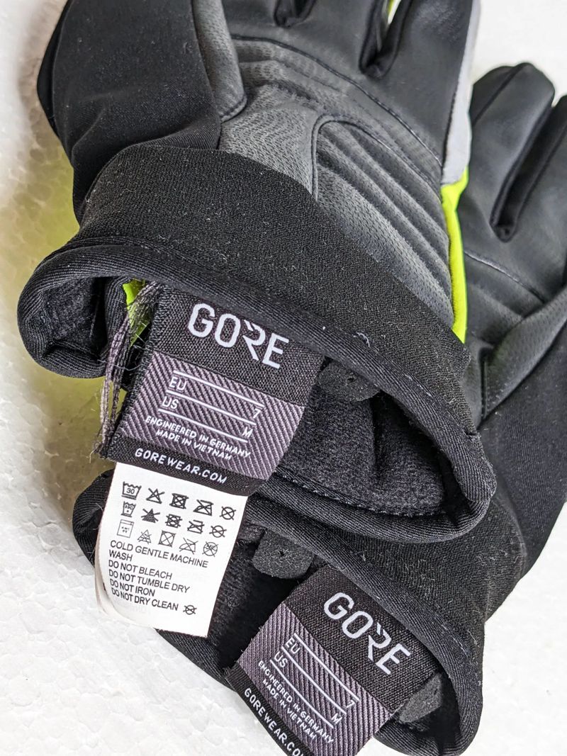 Cyklistické zimní rukavice Gore C5 Gore-Tex Thermo Gloves neon yellow / black