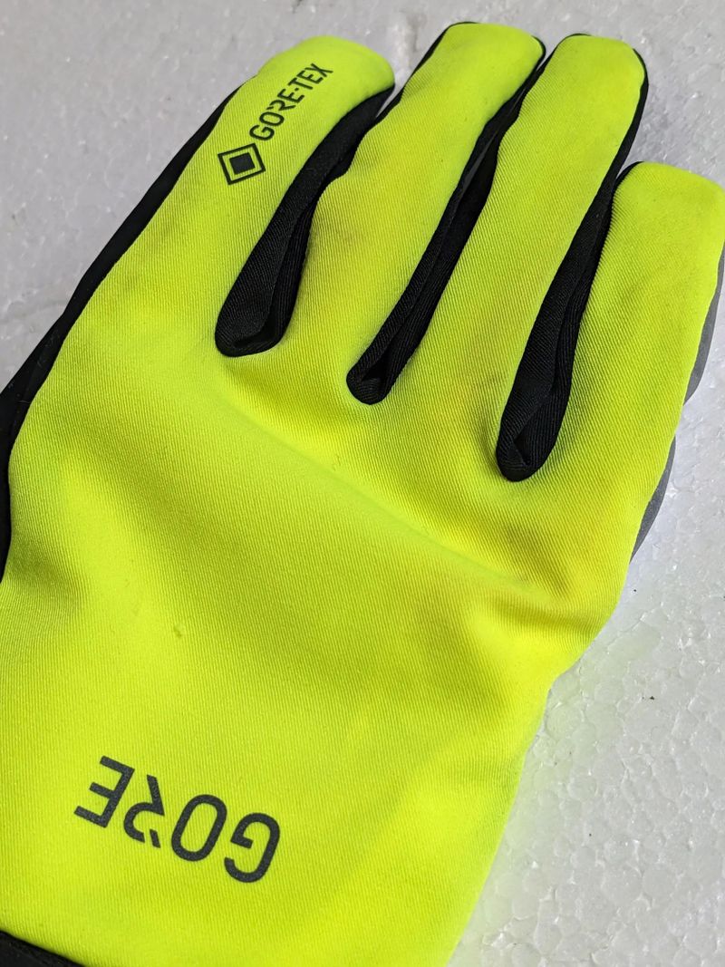 Cyklistické zimní rukavice Gore C5 Gore-Tex Thermo Gloves neon yellow / black