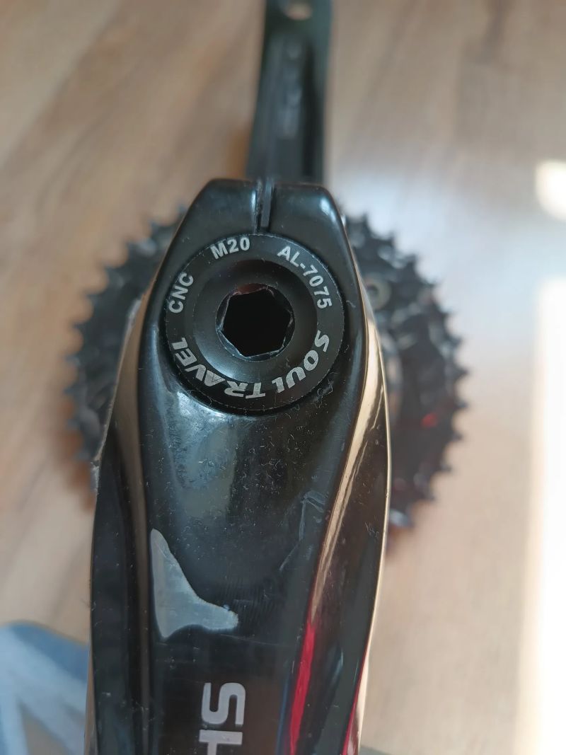 Shimano kliky komplet s prevodniky 38/24 zubů