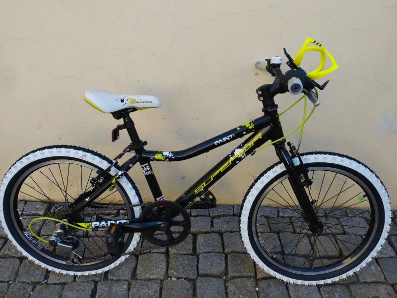dětské horské MTB kolo Superior Paint 20 pro výšku 115-135cm; 9,8kg; po servisu + dárek