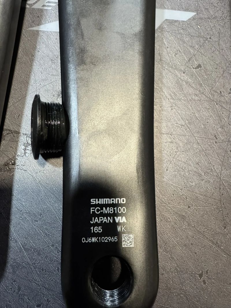 Kliky Shimano XT 1x12 165 mm