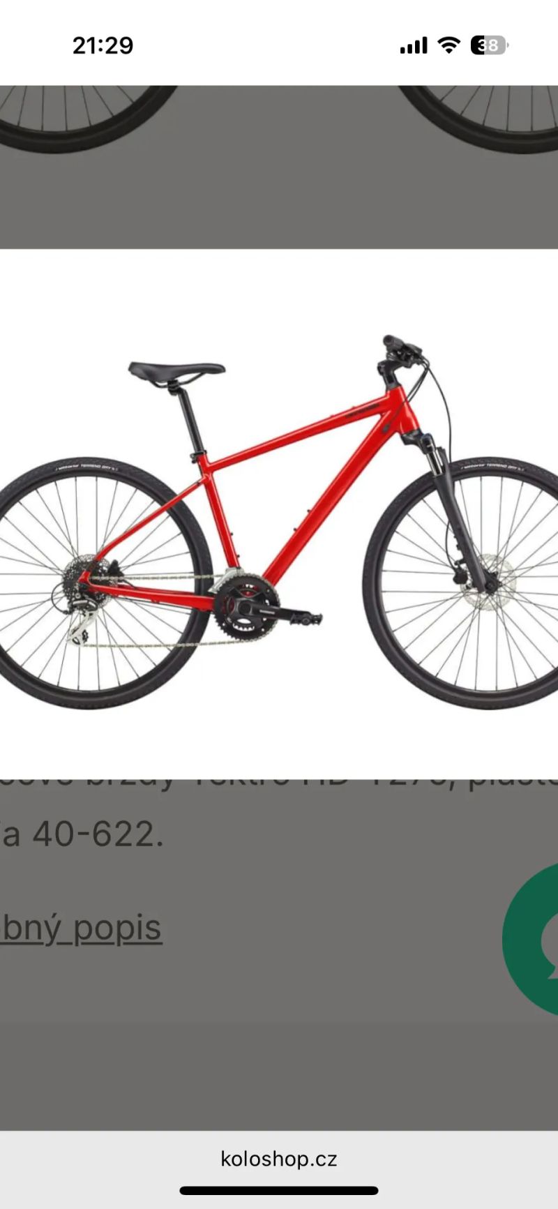 Cannondale Quick CX 3 RRD fitness kolo