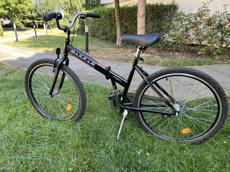Skládací kolo na menší pojížďiy