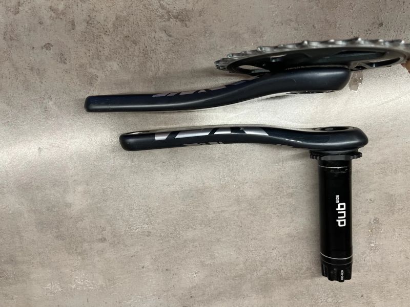 Sram karbonové kliky SRAM X01 Eagle Carbon - osa DUB Wide, 55mm CL, délka 175 mm, 34 zubů