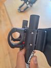 Časovkářská hrazda Controltech FALCON CLIP-ON, Al 6061, černá