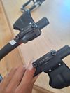 Časovkářská hrazda Controltech FALCON CLIP-ON, Al 6061, černá