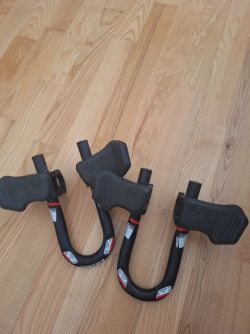 Časovkářská hrazda Controltech FALCON CLIP-ON, Al 6061, černá
