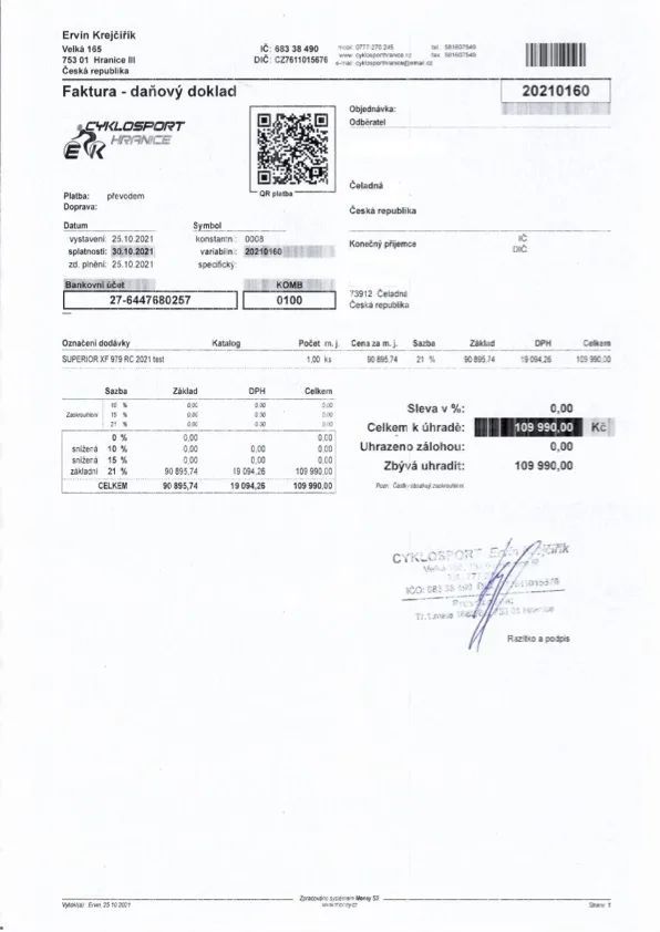 Superior XF 979 RC 2021