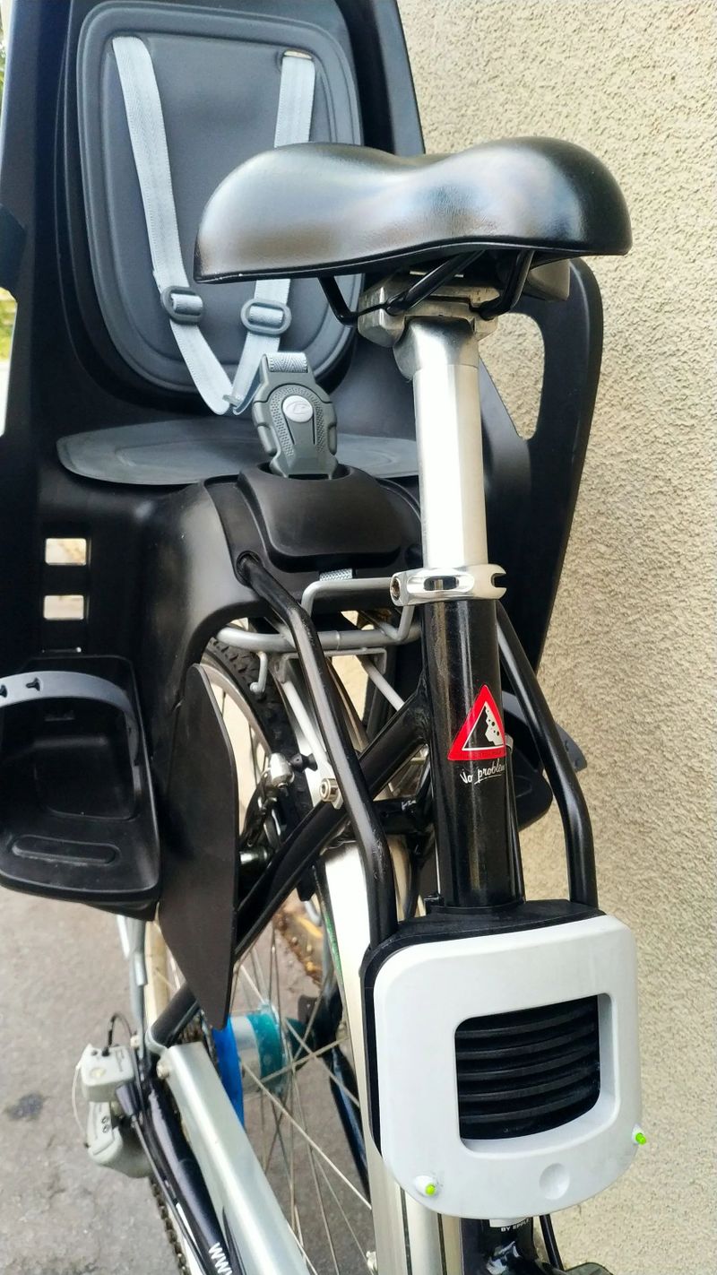 Dámské městské kolo Epple AluCat s dětskou sedačkou