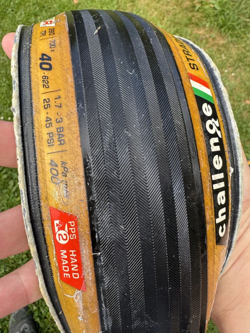 Challenge Strada Bianca PRO 40mm - Handmade TLR Folding Tyre