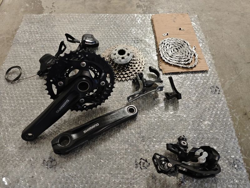 Shimano deore 3x10 komplet sada