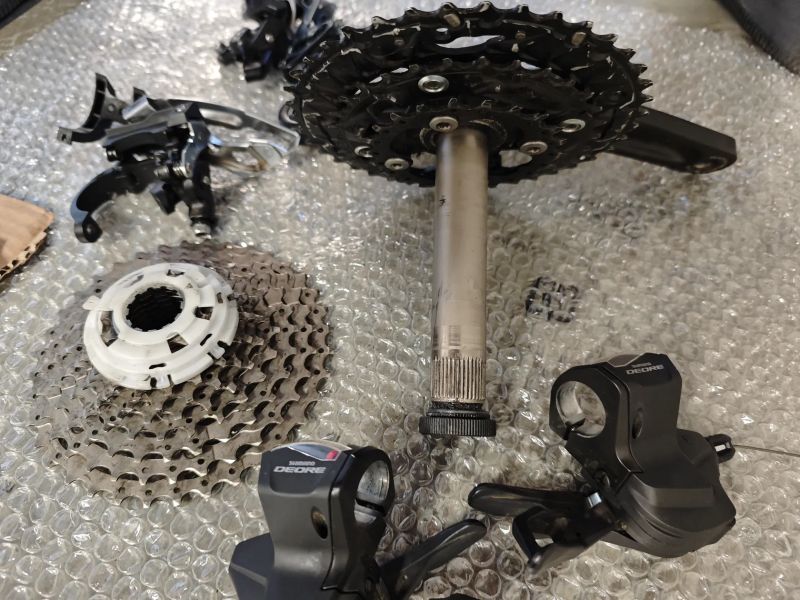Shimano deore 3x10 komplet sada