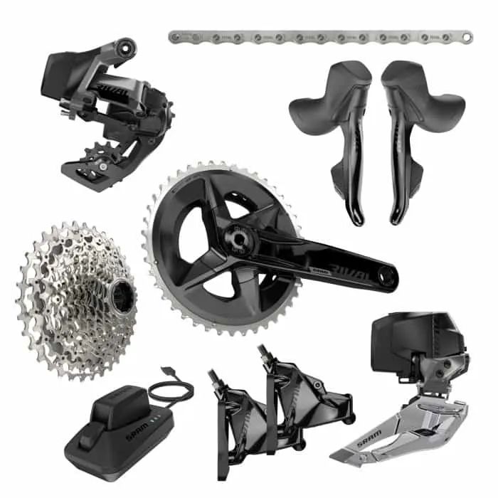 Sram Rival AXS 2x12 Wattmetr - komplet sada 2x kazeta 