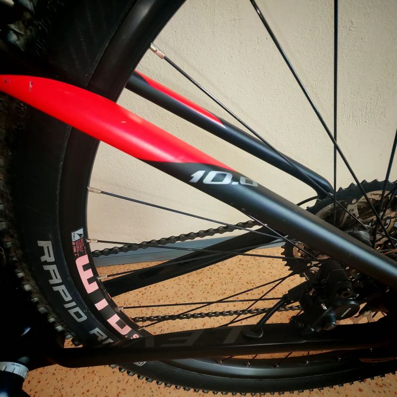 Kross Level 10.0 black/red/graphite mate - M/17.5