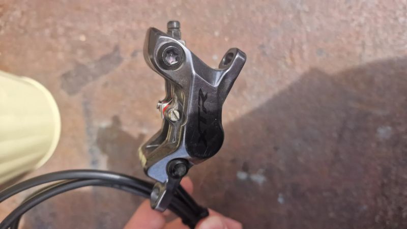 Set 4 pístkových brzd shimano XTR + závodní galfer desky