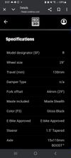 Vidlice Rockshox 35 Silver R