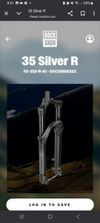 Vidlice Rockshox 35 Silver R