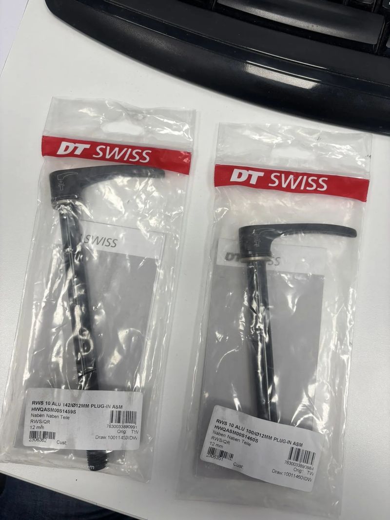 DT Swiss RWS ALU 100+142/12mm Plig-in ASM (2 kusy)