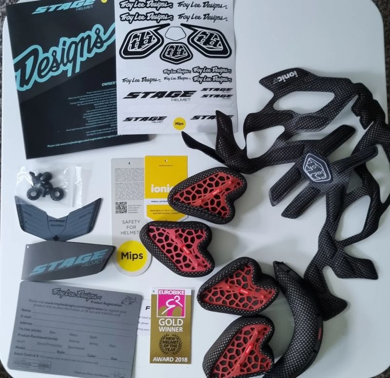 Troy Lee Designs Stage MIPS Helmet - signature blue XL-XXL