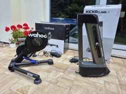 Prodám Wahoo Kickr V6 WiFi Smart Trainer a Wahoo KICKR Climb Indoor Grade