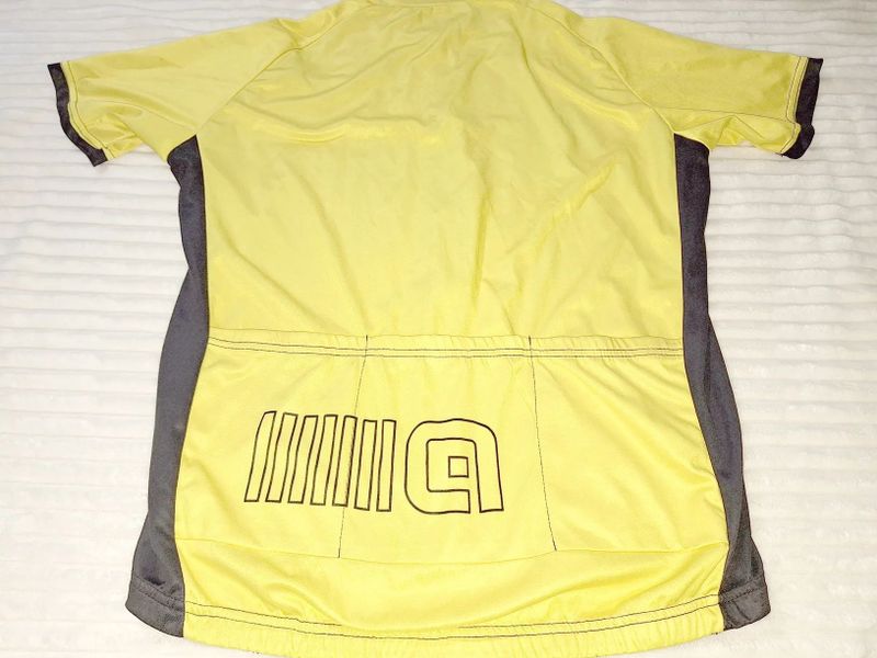 Cyklistický dres/žlutý trikot - celorozepínací - zánovní