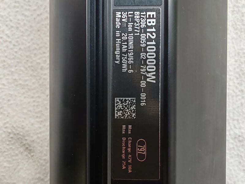 Bosch Power Tube 750 Wh Horizontal