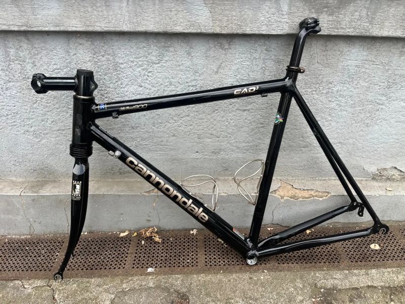 Retro ram Cannondale CAD3 s Head Shok systémem, vel.: L/57cm, defekt