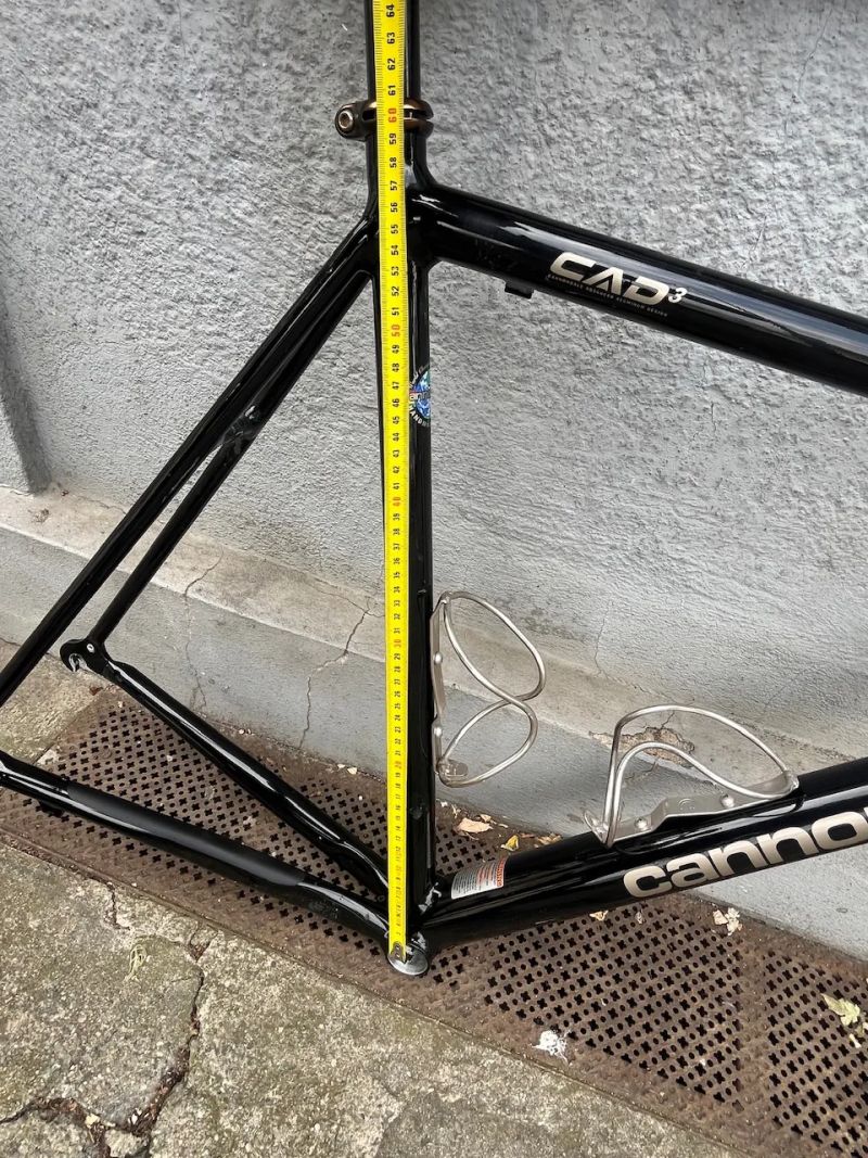 Retro ram Cannondale CAD3 s Head Shok systémem, vel.: L/57cm, defekt