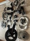 Kompletní sada Shimano Ultegra Di2 2x11s typ R8070, hydraulika/elektrika