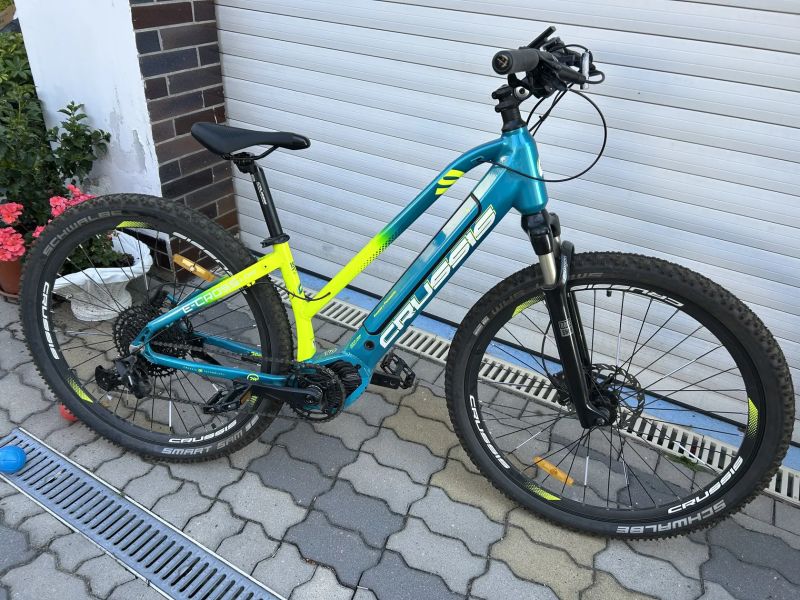 Crussis e-Cross low 9.8-S (630 Wh), model 2023.
