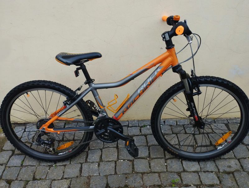 MTB kolo Rock Machine Surge 24, pro děti s výškou 115-155cm+dárek