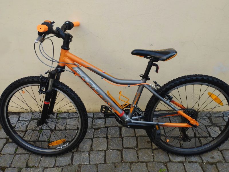 MTB kolo Rock Machine Surge 24, pro děti s výškou 115-155cm+dárek