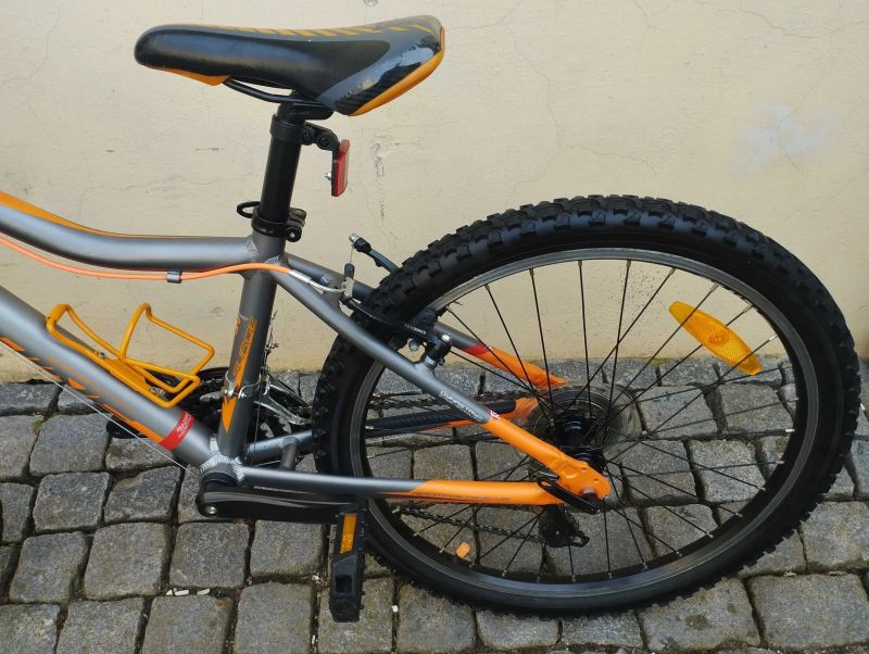 MTB kolo Rock Machine Surge 24, pro děti s výškou 115-155cm+dárek