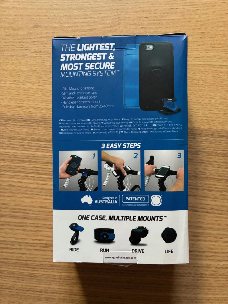 Quad Lock Case pro iPhone 8 / 7 / SE (2. a 3. Gen) - Pouzdro na telefon s držákem na říditka