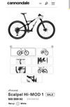 Cannondale Scalpel Hi-MOD 1 vel M 2024 AXS Eagle