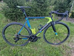 Bergamont Prime RS – zánovní karbonové aero kolo, vel. 55