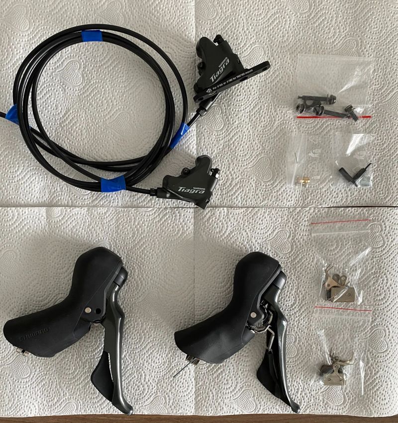 Sada Shimano Tiagra 4700, Inpeak wattmetr