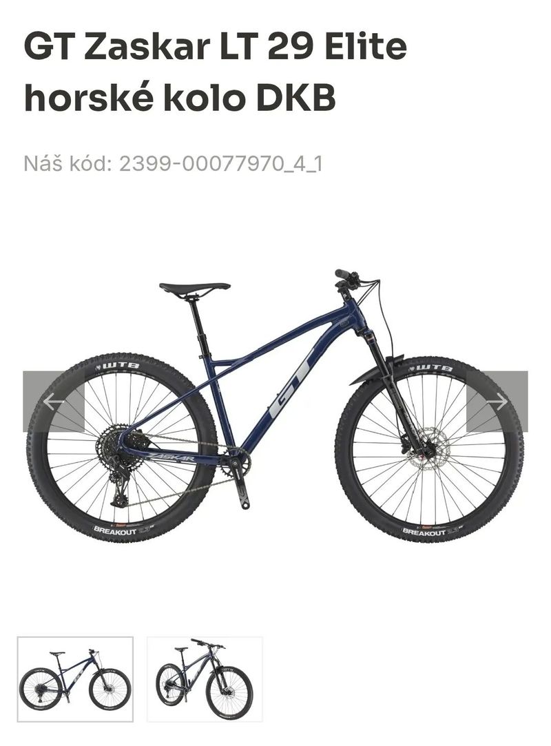Prodám GT Zaskar LT Elite 