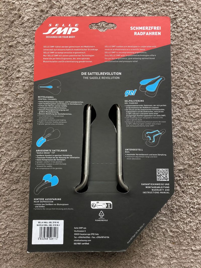 Sedlo Selle SMP Well Gel