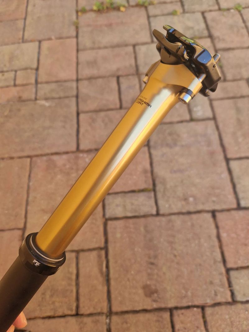 SEDLOVKA FOX TRANSFER SL 31.6mm FACTORY - 150mm + páčka Hope Dropper Lever