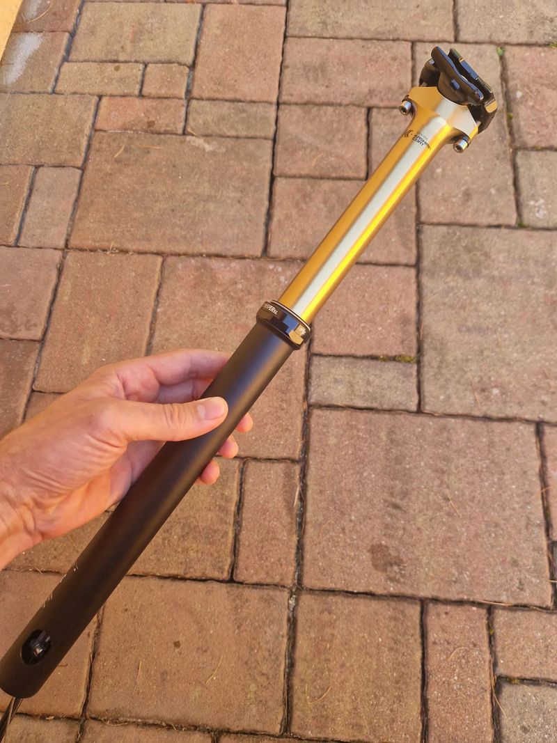 SEDLOVKA FOX TRANSFER SL 31.6mm FACTORY - 150mm + páčka Hope Dropper Lever