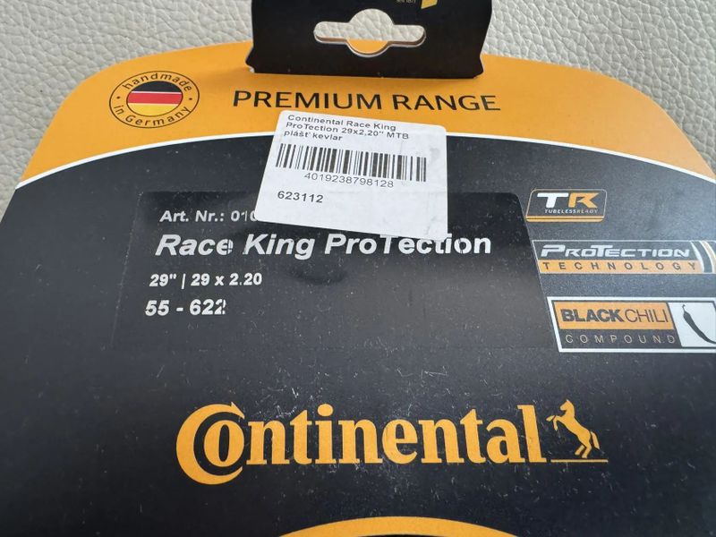 2+1 ks MTB lehkých plášťů CONTINENTAL Race King Protection 29x2,2 - 3 x 180 TPI